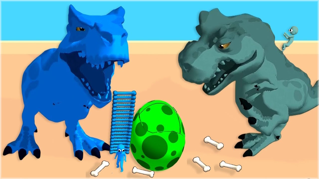 Super Dino War - Crazy Dino Battle, Gameplay (Part 2) Unlocked T-Rex