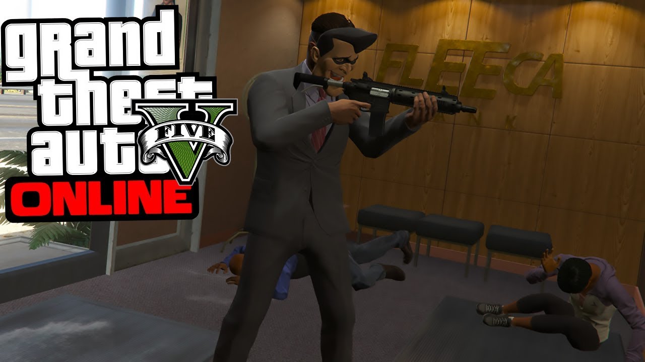 ASSALTANDO UM BANCO COM CARRO BLINDADO - GTA V VIDA BANDIDA - VIDA DO CRIME