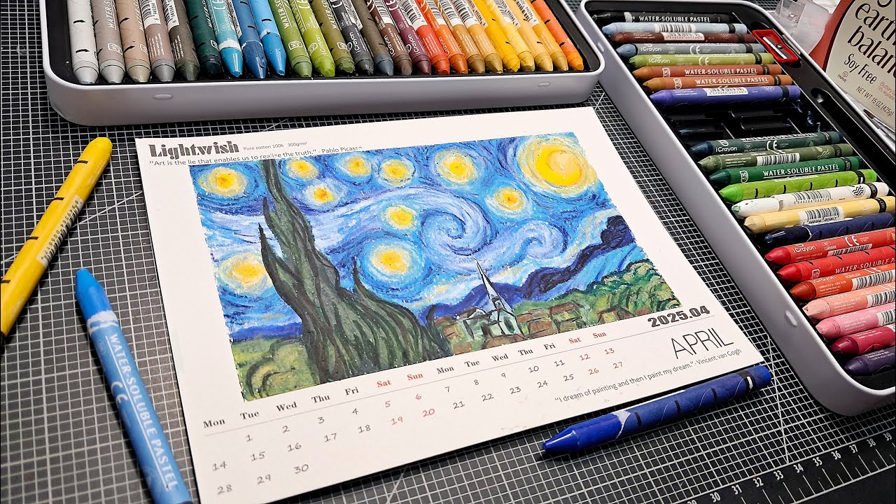 Watch This if You Think You're a Failure (Van Gogh Study & April Calendar Painting)