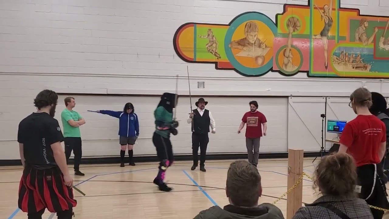 Evergreen Open Longsword Bronze Medal Match, William Douglas and Cameron Blair