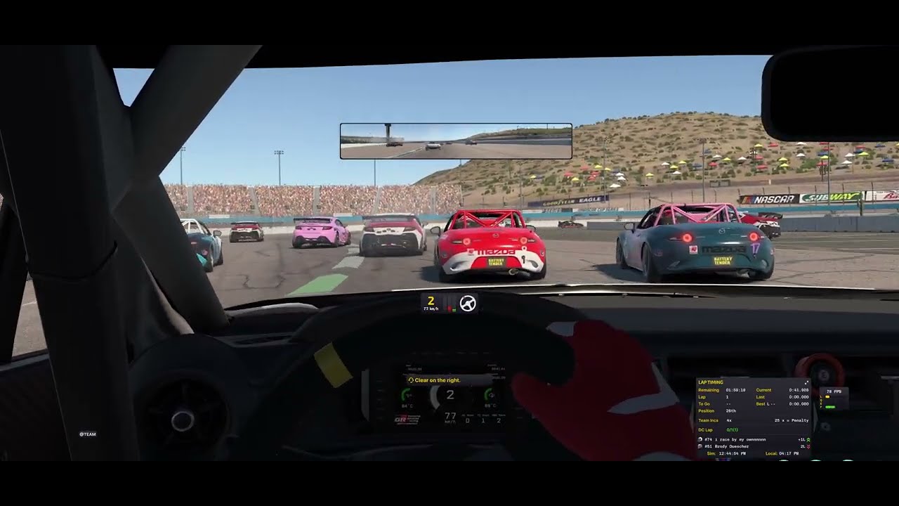 iRacing 첫 2시간 내구레이스 참여 풀영상