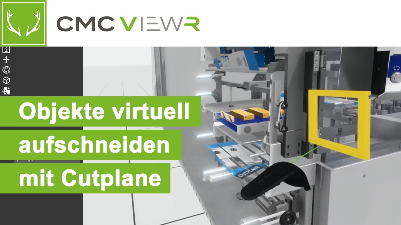 Objekte aufschneiden mit der Schnittfl&auml;che / Cutplane - ViewR Core Tutorial