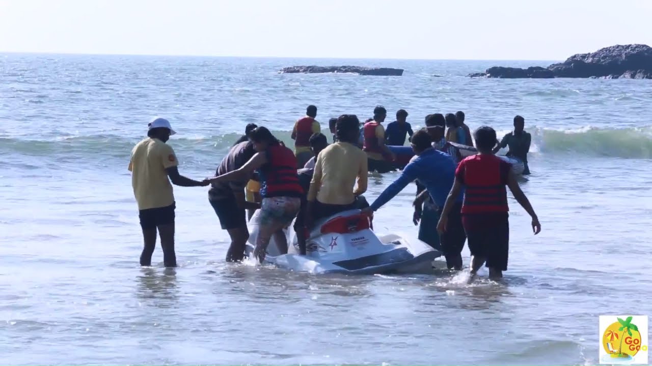 Water Scooter Ride in Goa Video | Full Enjoying in Goa Beach | #GoaBeach | GO GOA