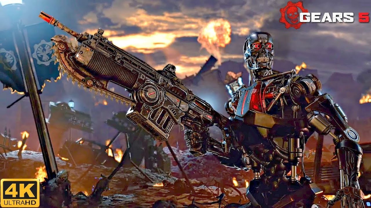 Terminator Gameplay - Gears 5 (4K 60FPS)