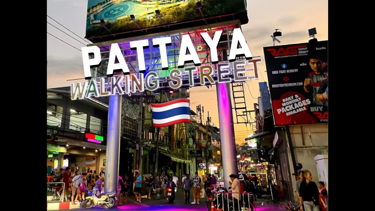 [4K] Pattaya Walking Street [4K] 泰國芭提雅步行街