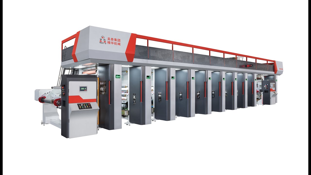 ELS Electronic Shaft Rotogravure Printing Machine