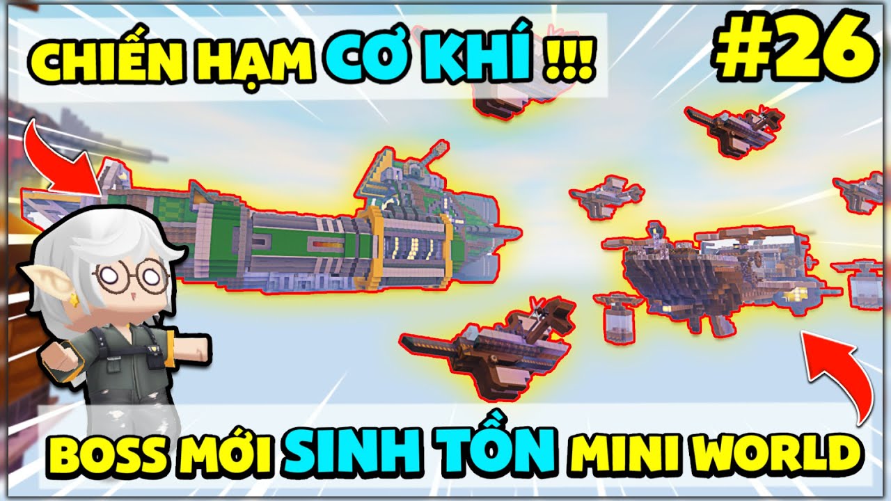 Sinh Tồn Kỷ Nguyên Mới #26 Chiến Hạm Cơ Khí Ngoài Hành Tinh Bí Ẩn !