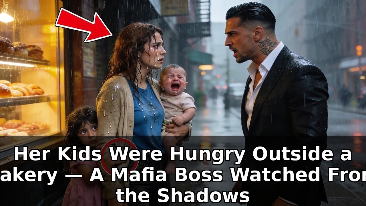 Her Kids Were Hungry Outside a Bakery — A Mafia Boss Watched From the Shadows