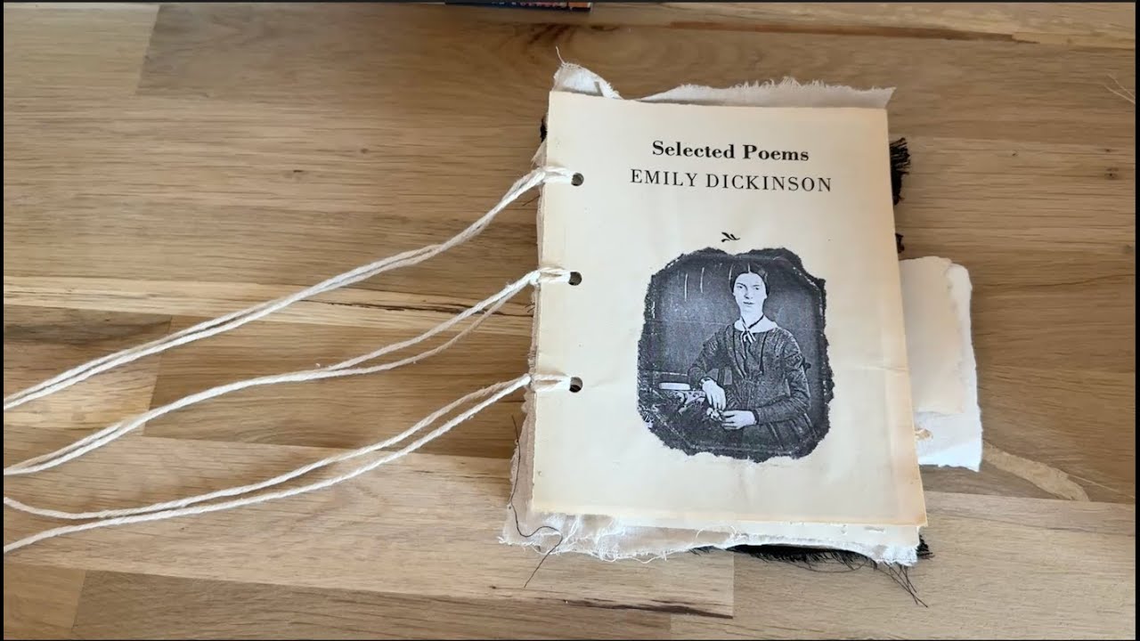 emily dickinson handmade book | #poetry