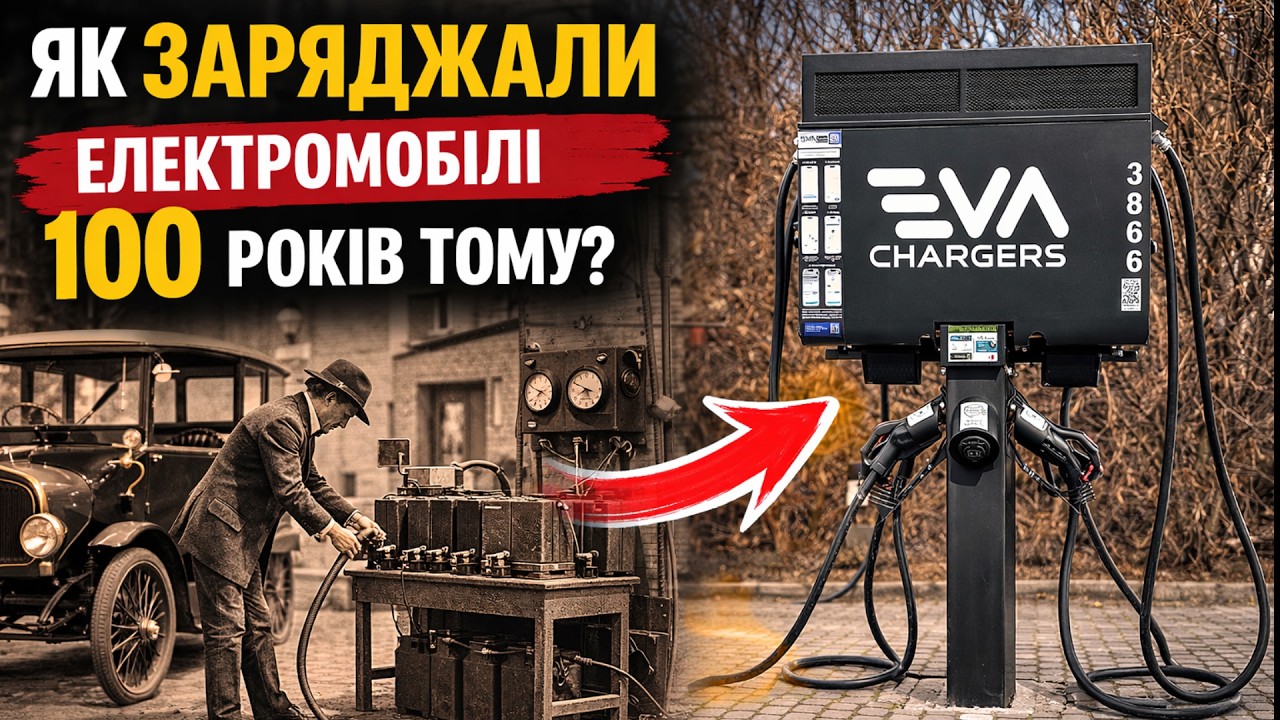 Зарядні станції 100 років тому — ви здивуєтесь