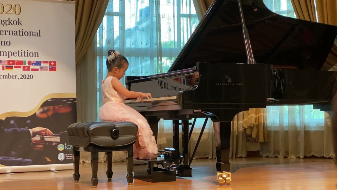 Natchanok Chonlacoop 6 years old, William Gillock: “Carnival Ball” from Classic Carnival