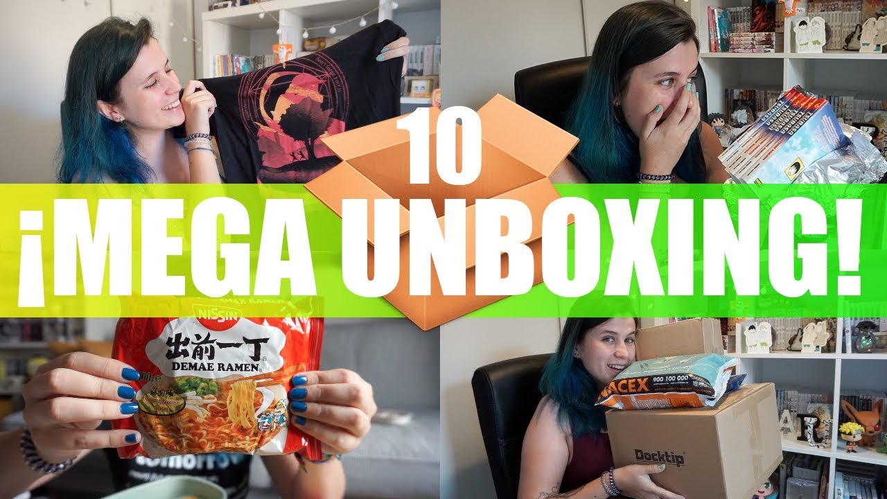 📦 SORPRESA DE UNA SEGUIDORA, MUCHÍSIMO MANGA Y ROPA FRIKI | Mega Unboxing 10 📦