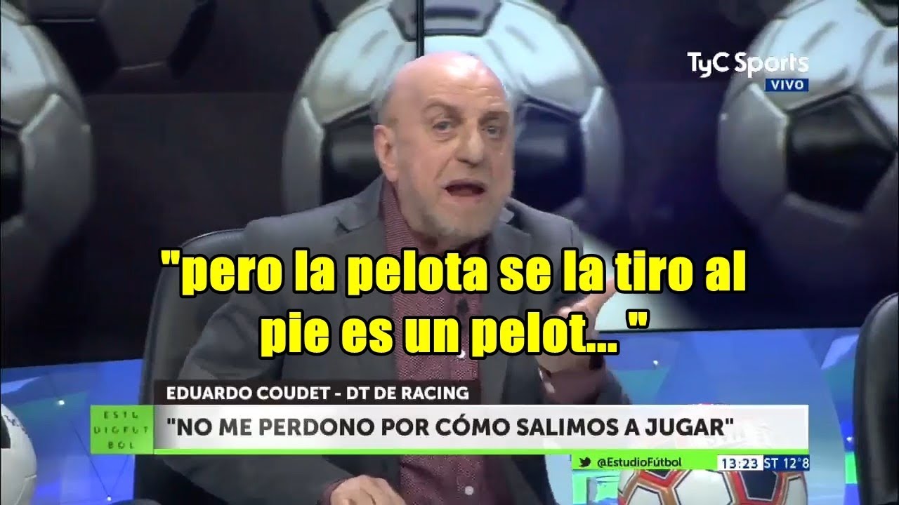 Pagani caliente y a los insultos por como inflan la actuacion de River contra Racing