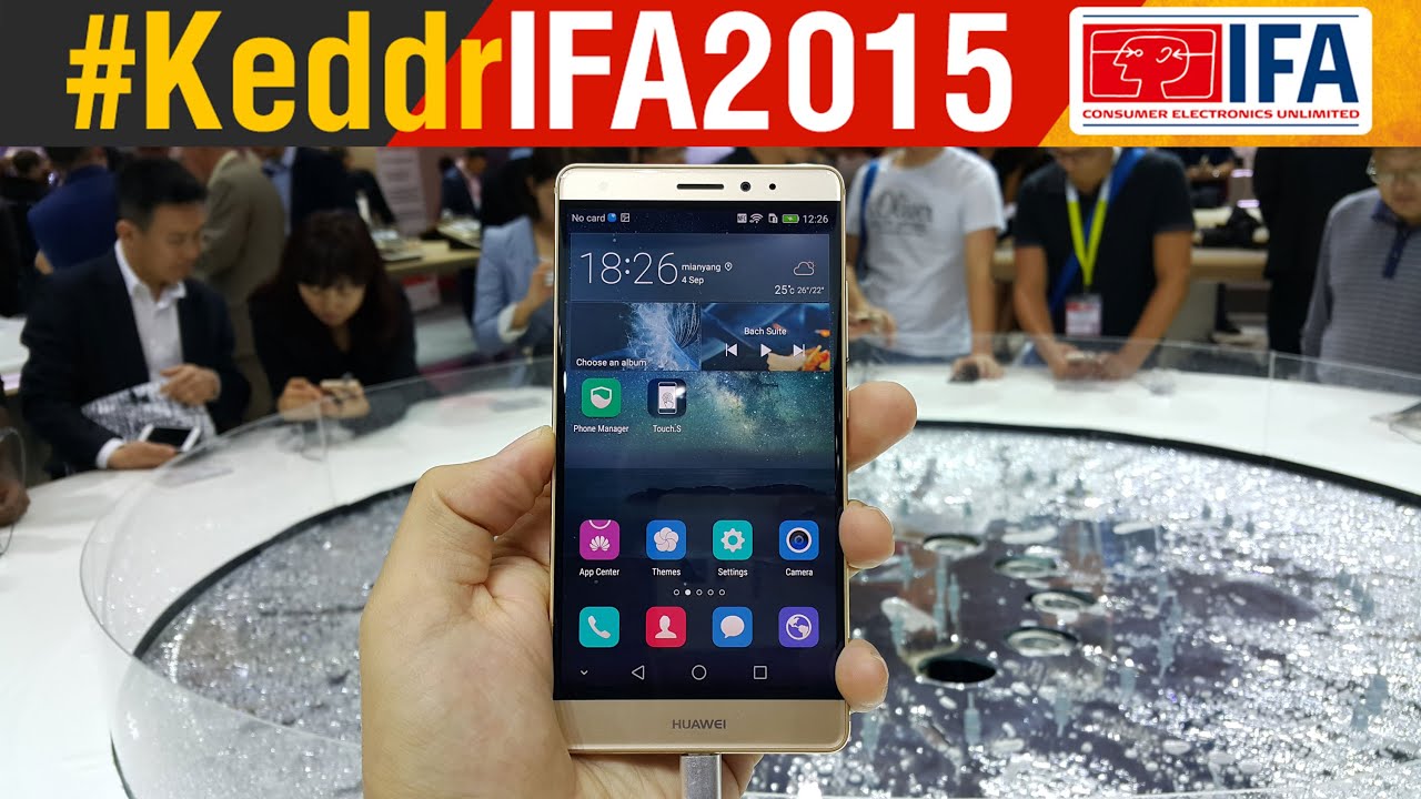 Huawei Mate S - смартфон-весы на IFA 2015 - Keddr.com