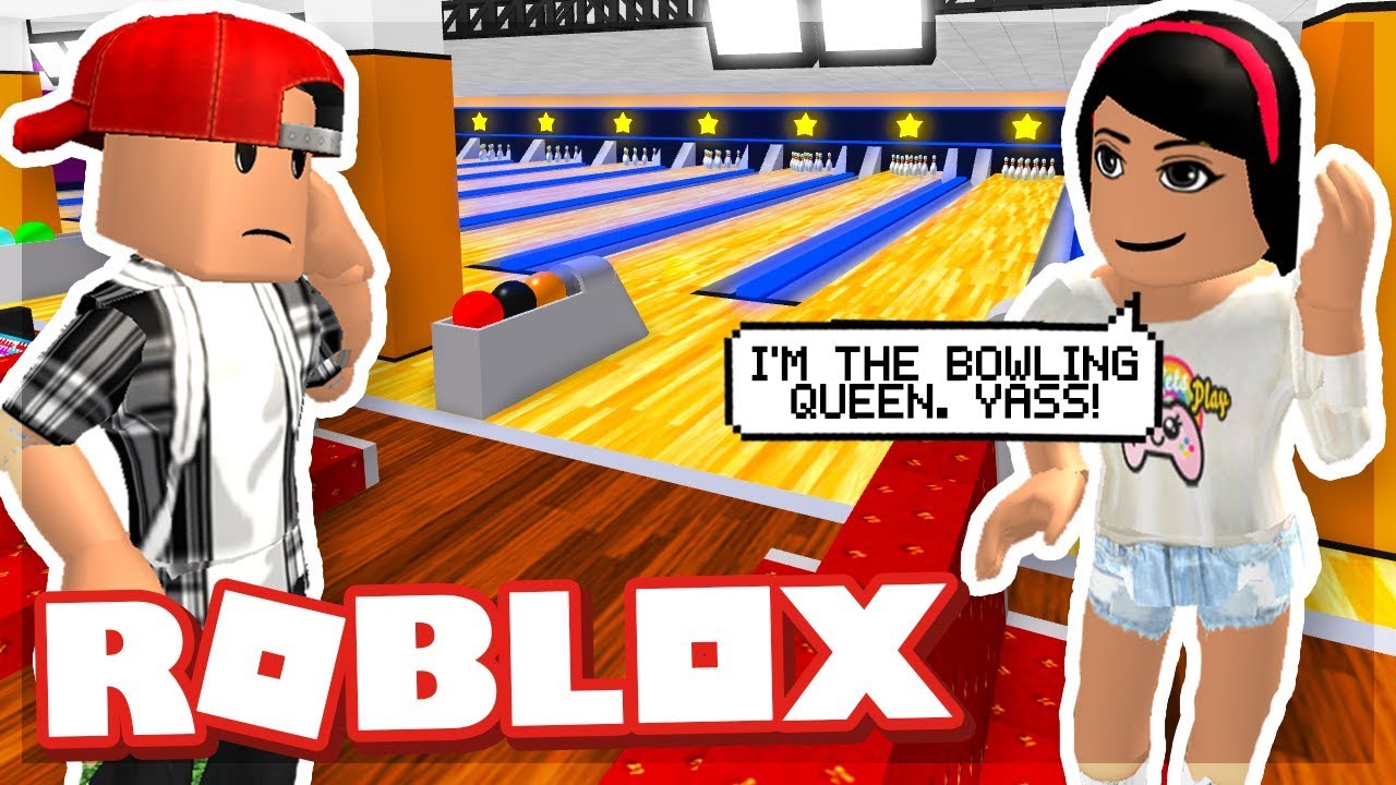 I TOOK MY GIRLFRIEND BOWLING AND SHE GOT IN A FIGHT - ROBLOX ESCAPE THE BOWLING ALLEY OBBY