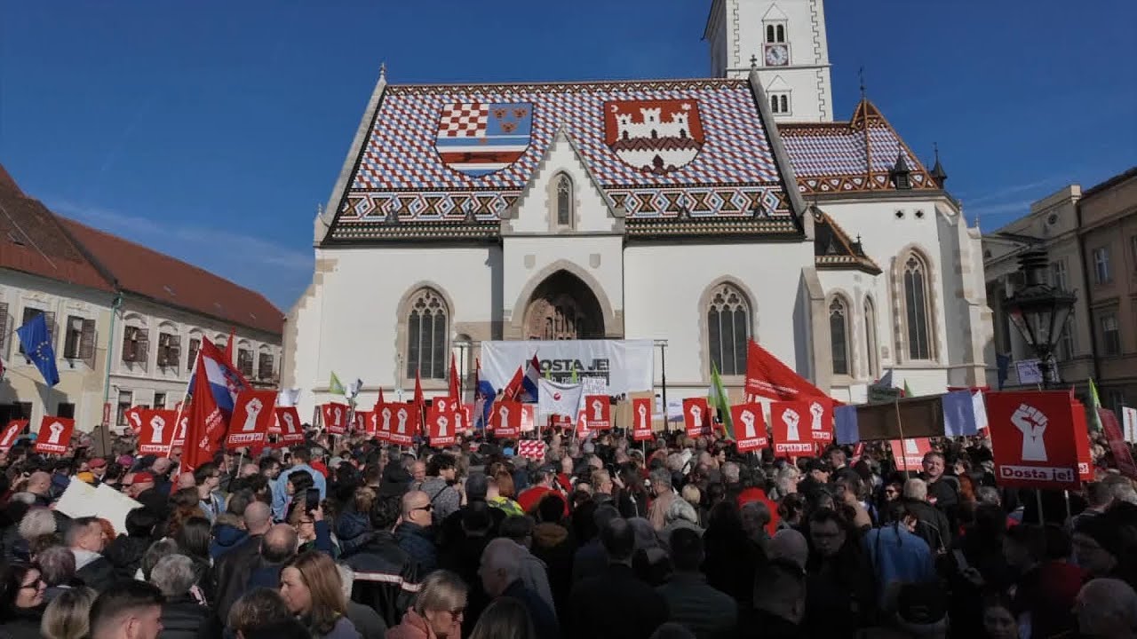 Croatians protest controversial judge as the country's new state attorney