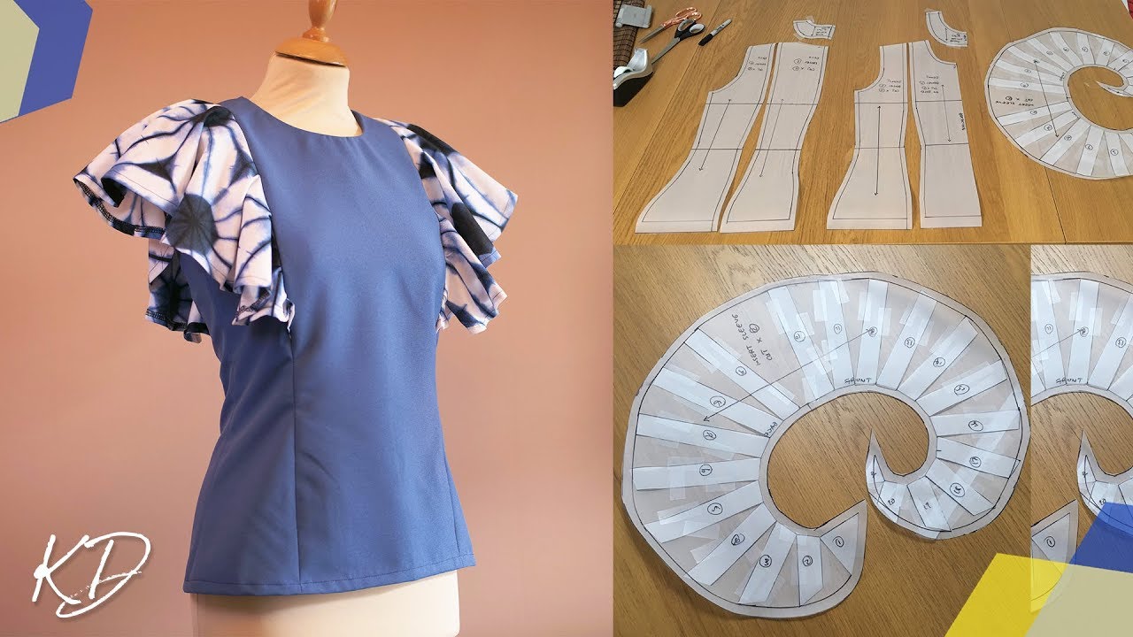 RUFFLE BLOUSE PATTERN TUTORIAL | KIM DAVE