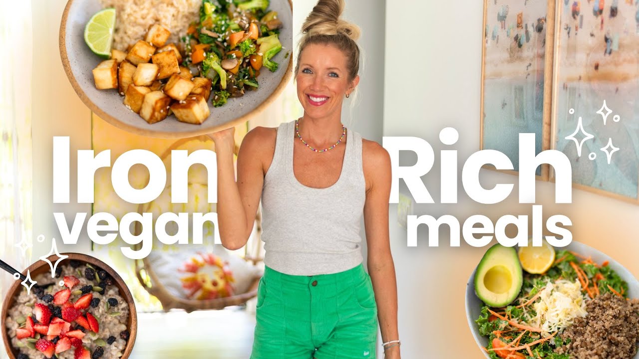 💪 3 Iron-Rich Protein-Packed Vegan Recipes PLUS 5 Ways To Boost Iron Quickly