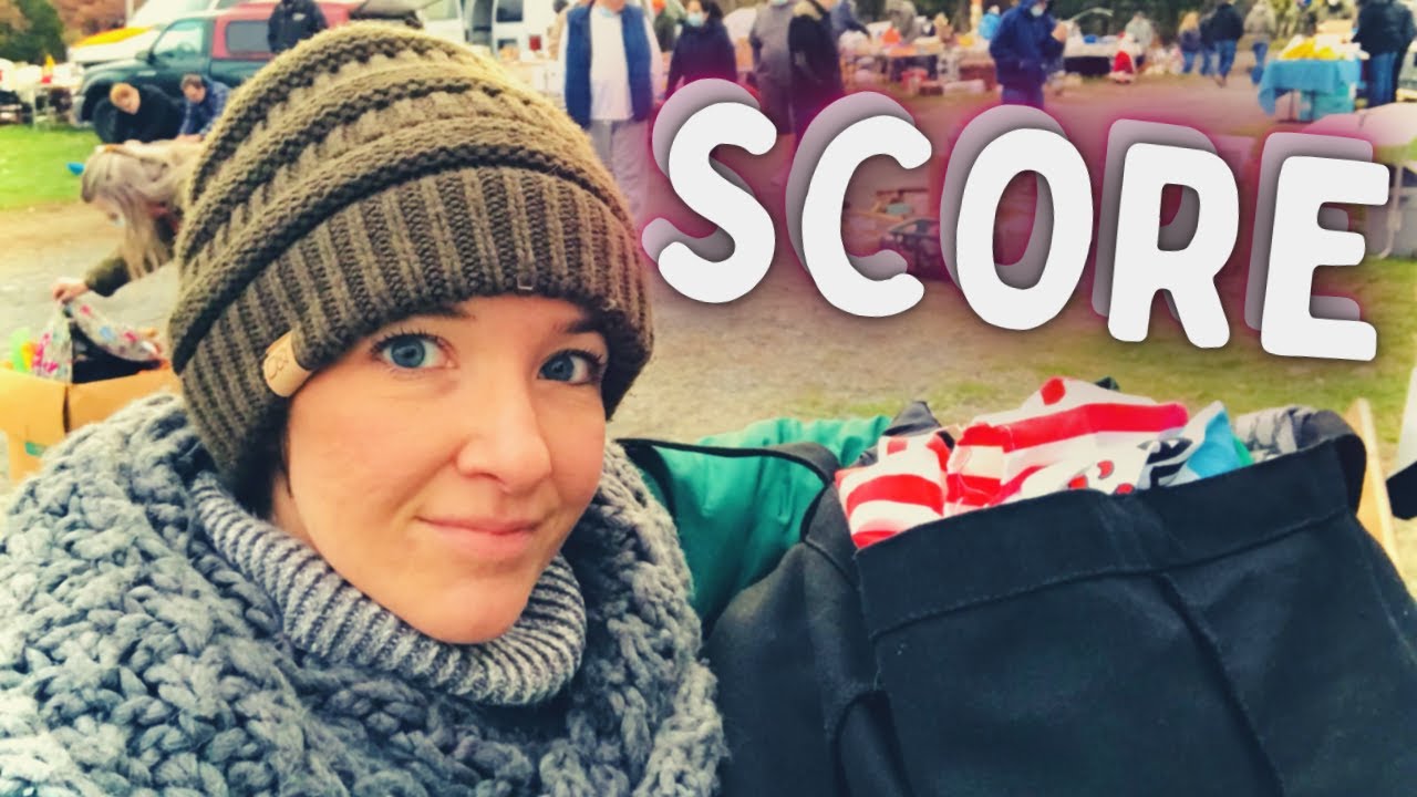 Filled My BAG At The FLEA Market! BIG Vintage Haul!