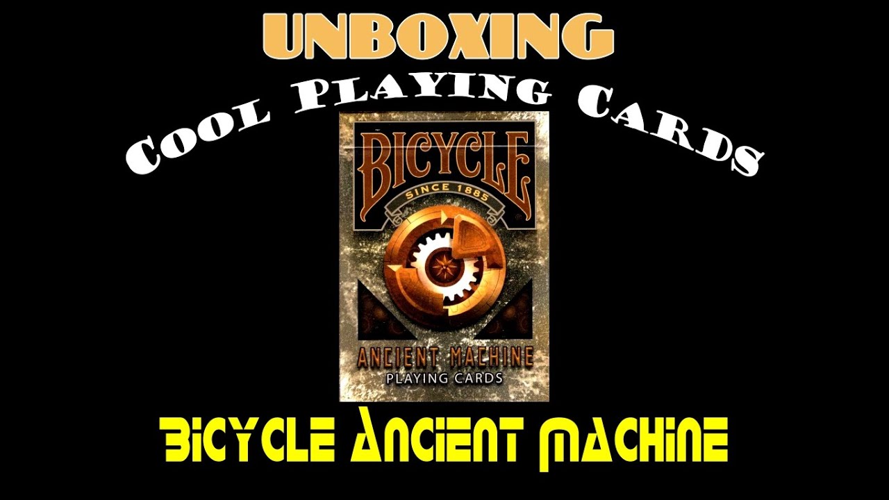 Unboxing Cool Playing Cards: Bicycle Ancient Machine