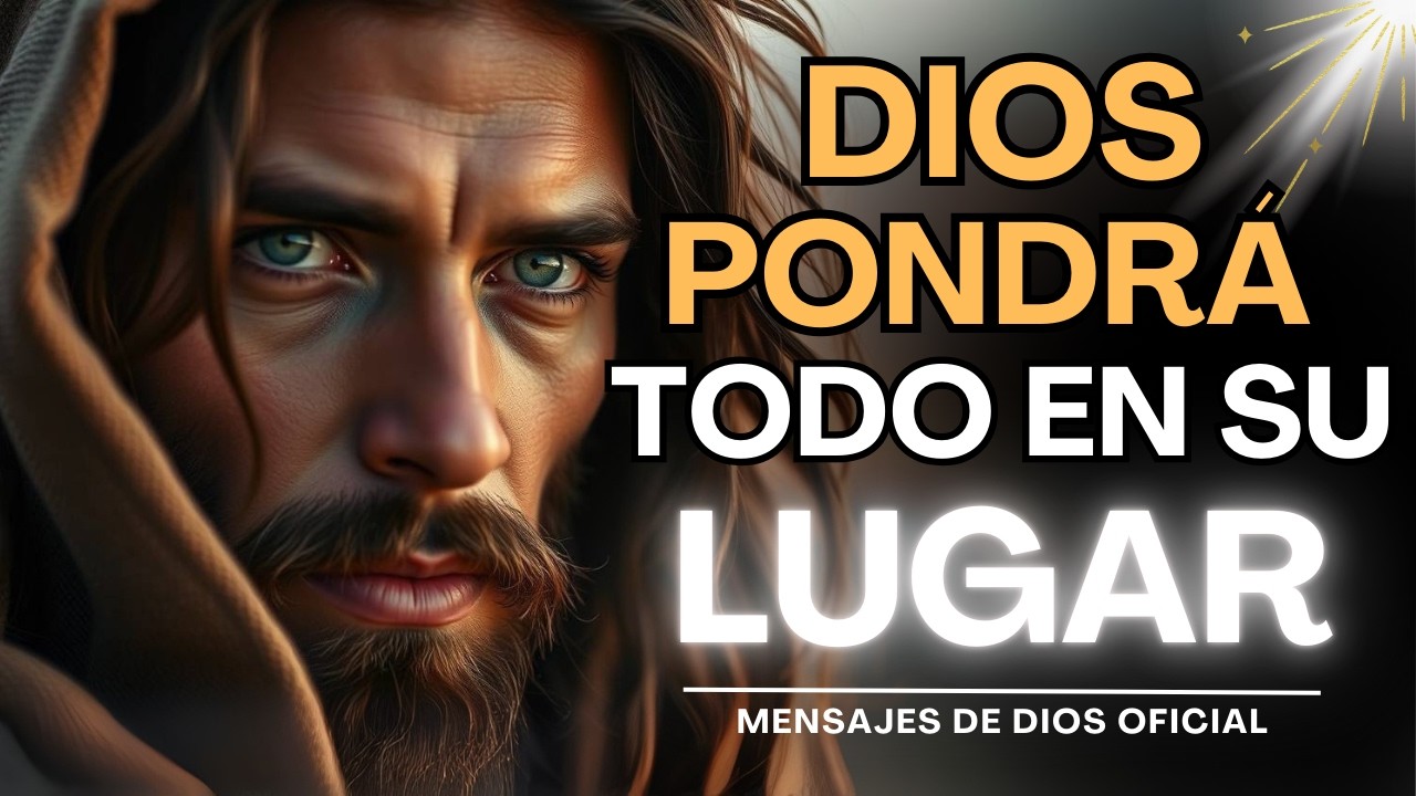 DIOS TE HABLA HOY: ESTOY ORDENANDO LO QUE PARECÍA PERDIDO EN TU VIDA | Mensajes de Dios