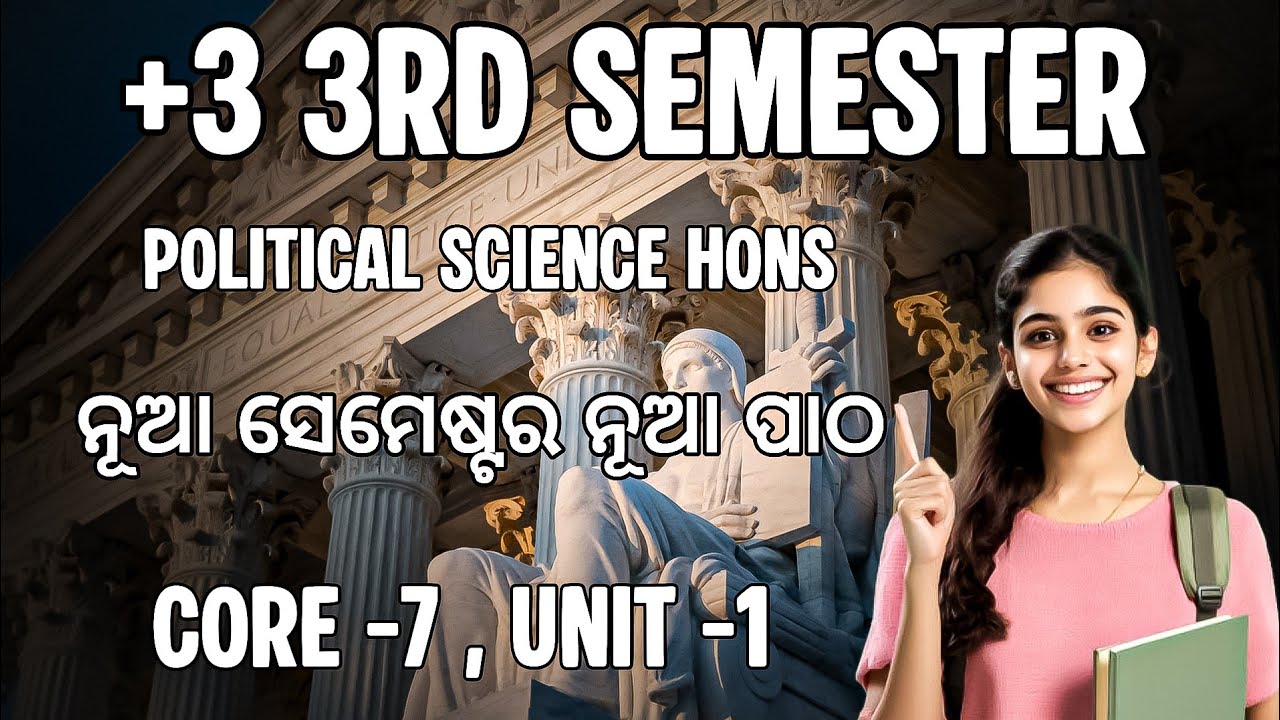 +3 3rd semester//political science hons//core -7//unit -1//selection question//