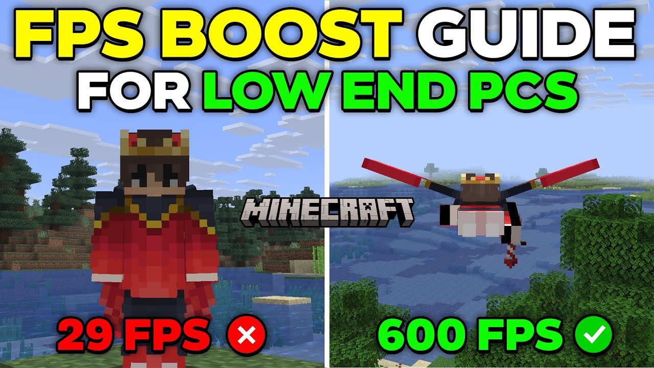 🤯 1000+ FPS! MINECRAFT LAG FIX for LOW END PC (2025 ULTIMATE GUIDE)