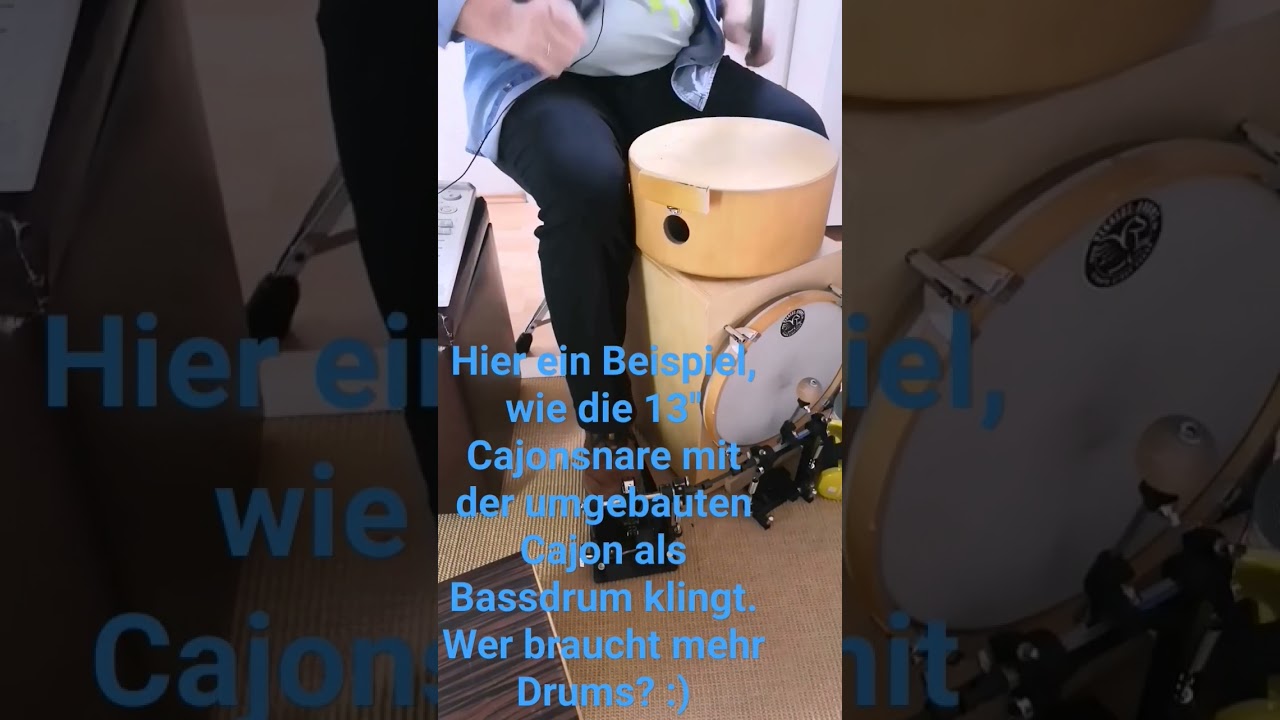 Cajon-Drumset, Cajonsnare, wer braucht schon mehr, als schnelles Probeset? www.snareshop.de