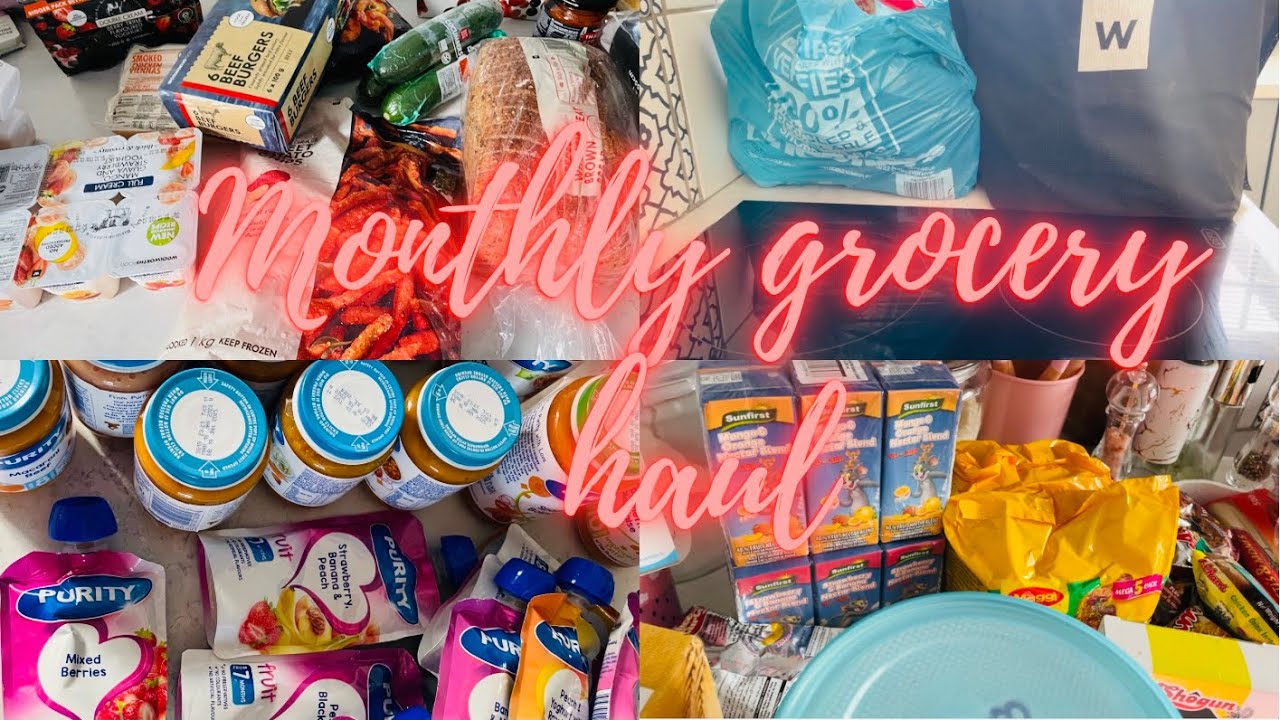 CHECKERS MONTHLY GROCERY HAUL 2024 || WOOLWORTHS HAUL|| SOUTH AFRICAN YOUTUBER