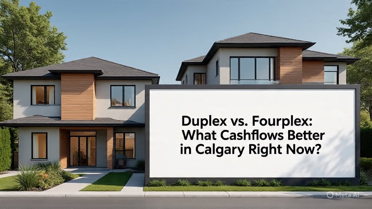 Duplex vs. Fourplex: What Cashflows Better in Calgary Right Now?