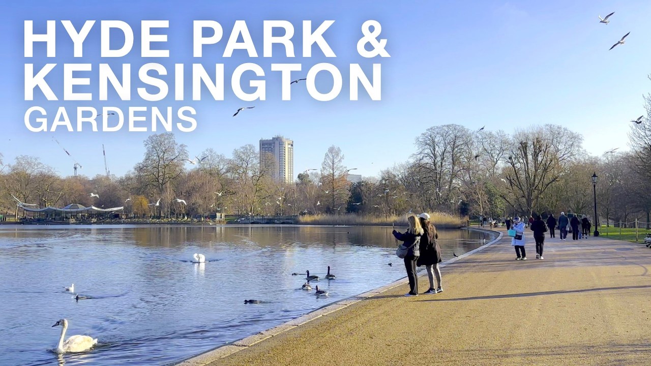 Morning Walk in Hyde Park & Kensington Gardens | London Walk Tour