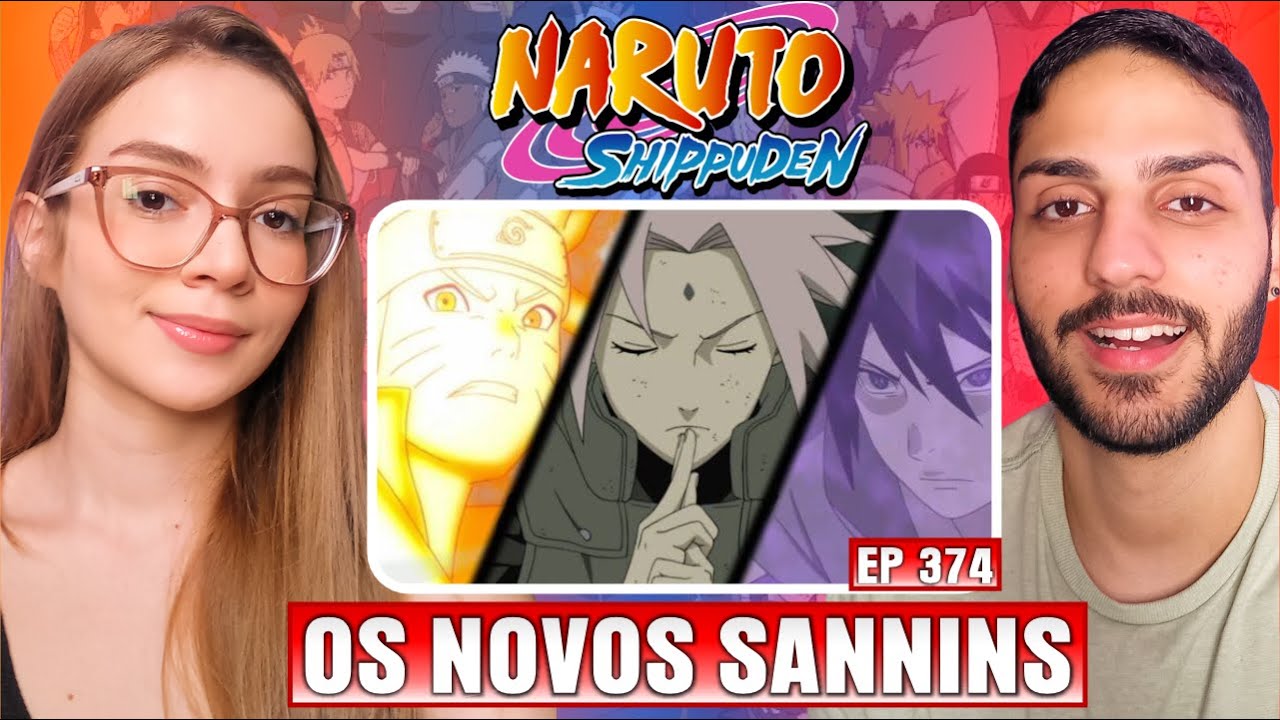 (TÃO MUITO FORTES! 😰) Professora de Geografia ASSISTE NARUTO SHIPPUDEN｜EPISÓDIO 374｜REACT