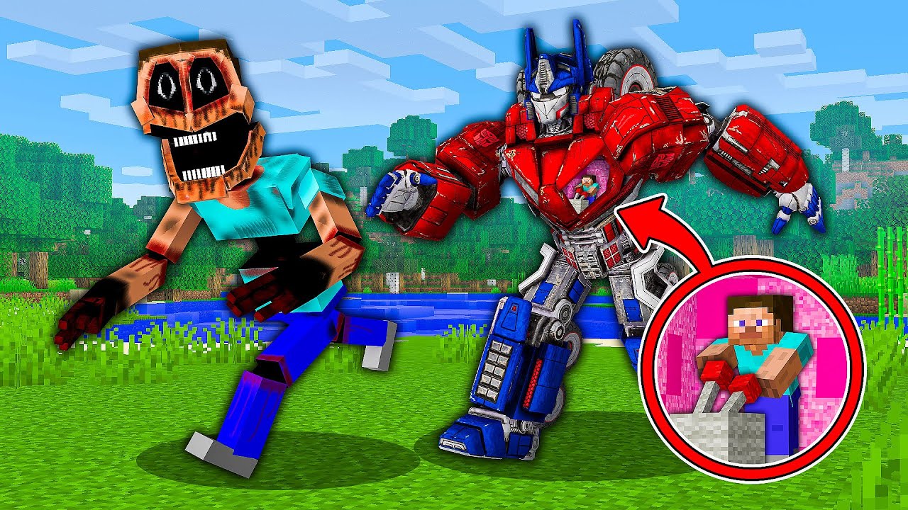 Bullying The Mimicer From TRANSFORMER in Minecraft