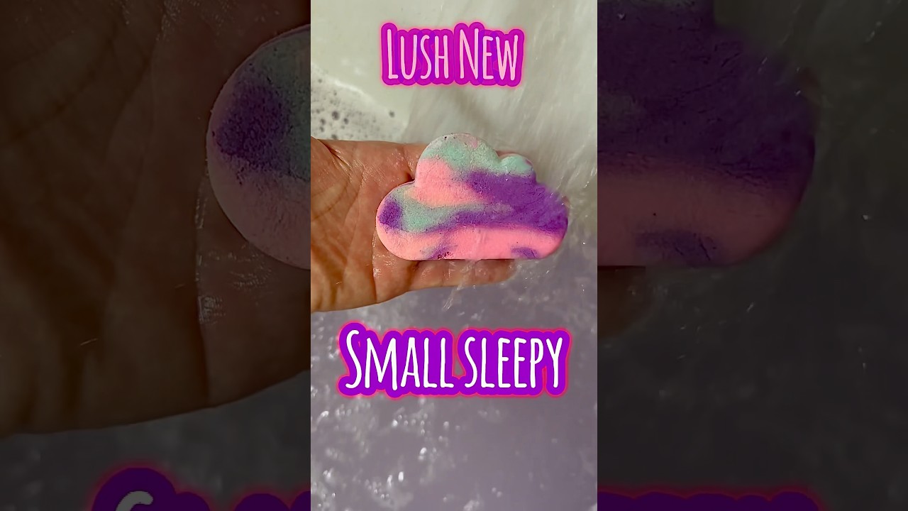 LUSH NEW Small Sleepy Bubble Bar demo ❤️