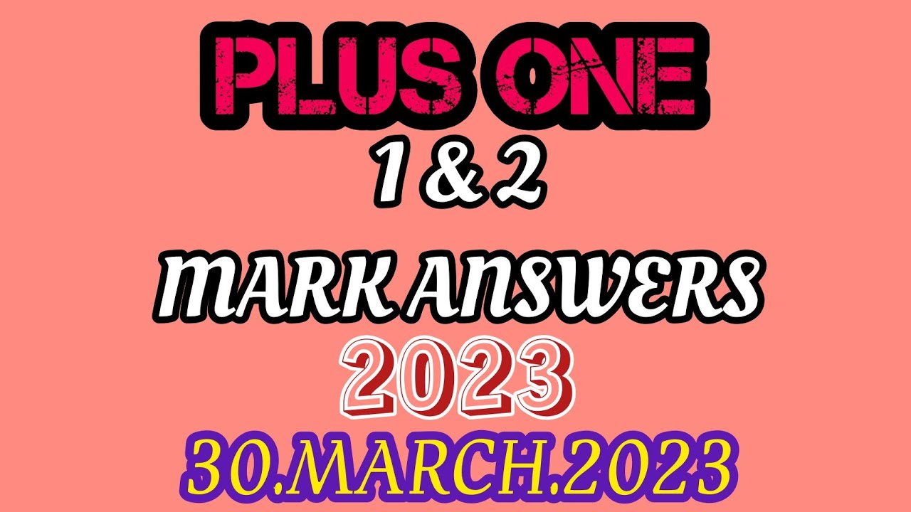 Plus one English Public Exam Answer key 2023|30 March