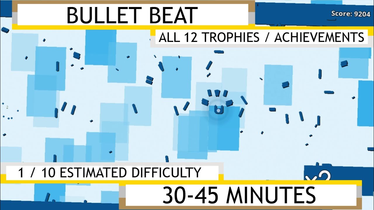 Bullet Beat - Platinum/100% Achievement Walkthrough Guide [No Commentary]