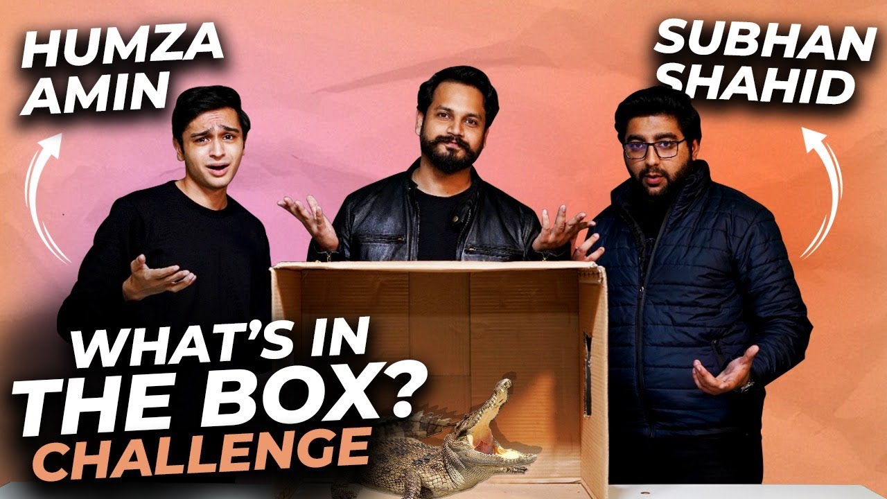 WHAT'S IN THE BOX Challenge ft. Humza Amin & Subhan Shahid | EPISODE 10 | Azlan Shah
