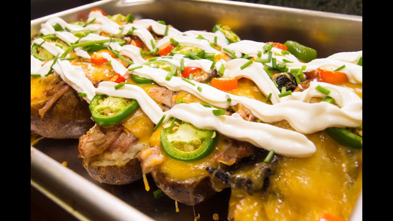 BBQ Stuffed Baked Potatoes Recipe