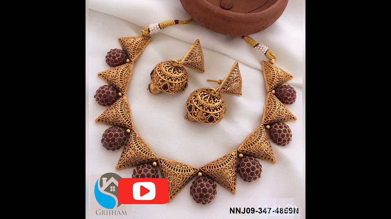 beautiful gold necklace design and ideas