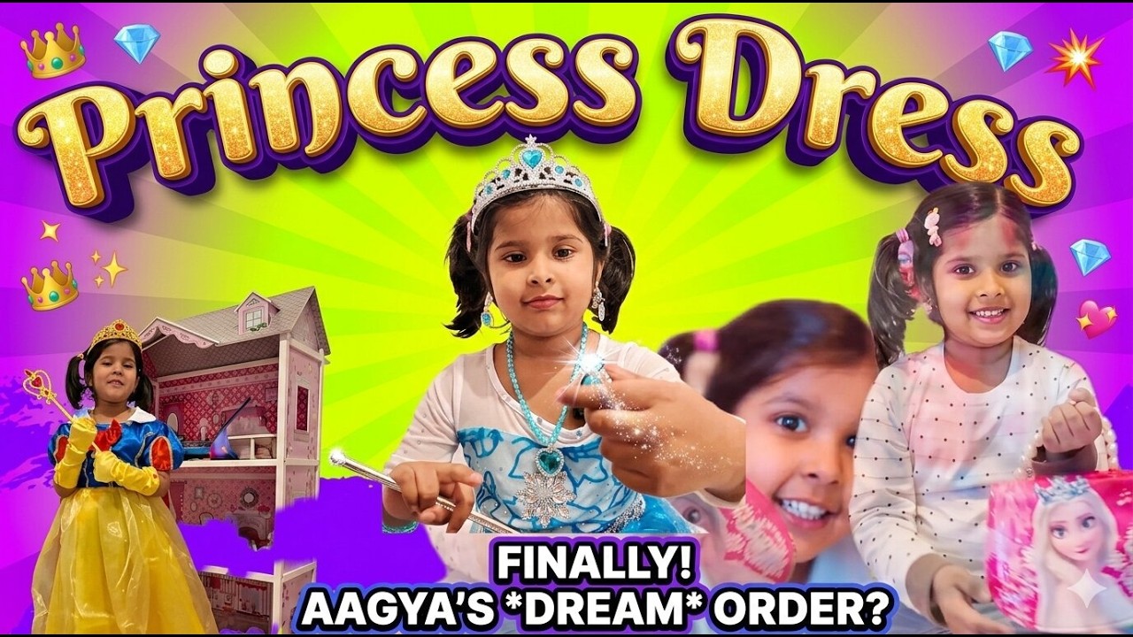 Princess Dress Finally Arrived! 👑 Little Aadhya’s Half‑Term Surprise | UK Kids Vlog