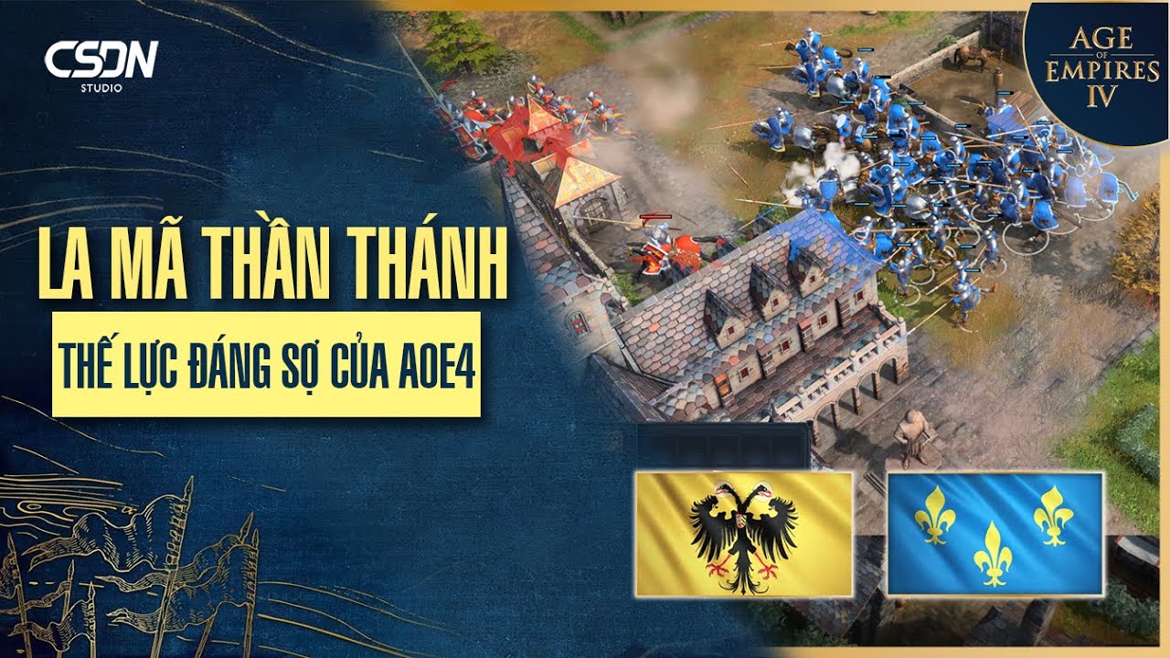 La Mã Thần Thánh - Thế lực mới nổi của AOE 4 có điểm gì đặc biệt. Beast vs Leenock | Map : Lipany