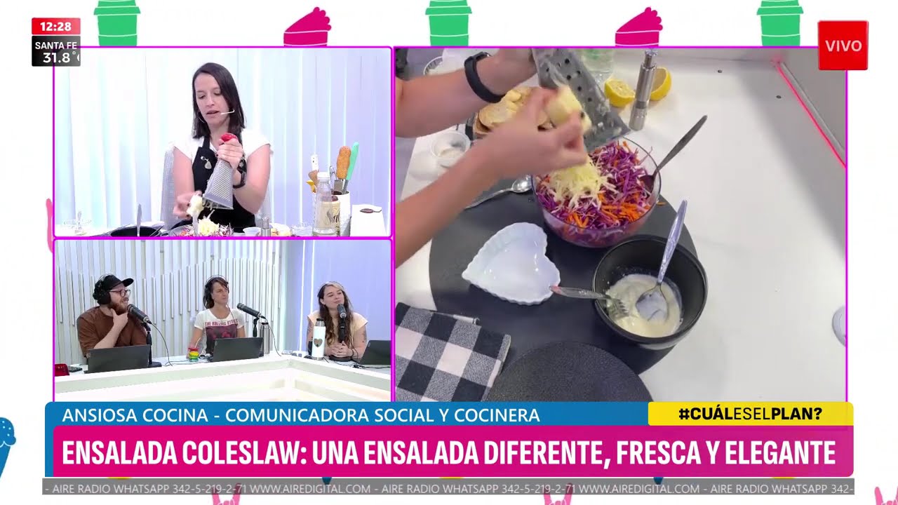 Coleslaw 🥗 la guarnición que necesitabas 💝 fresca y elegante