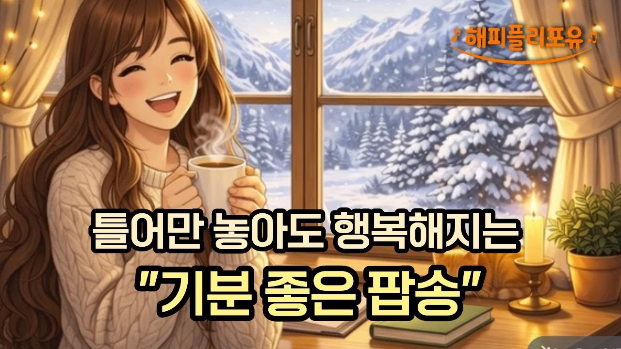 Playlist | 겨울 함께 듣고 싶은 기분 좋은 팝송 ☕ 카페 음악 (중간광고없음) 겨울 띵곡 | 감성팝송 | 힐링팝송