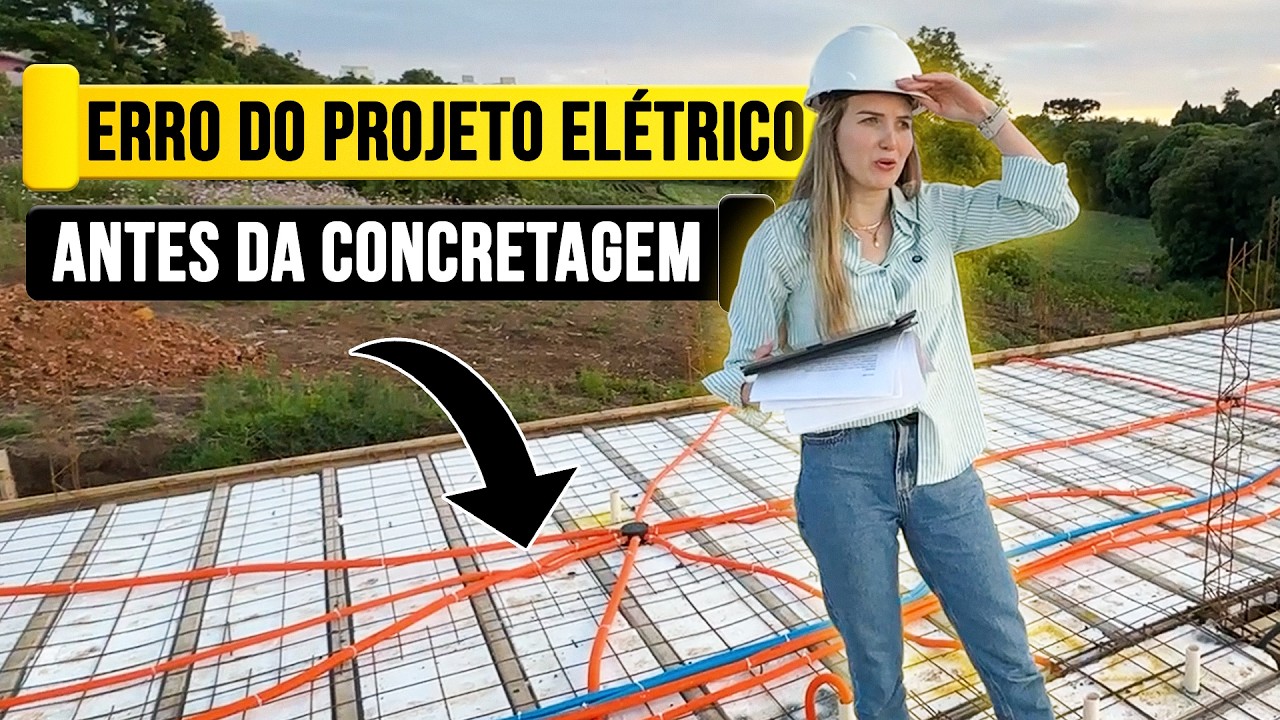 Aqui a maioria ❌erra❌ antes da concretagem - Instalações na OBRA