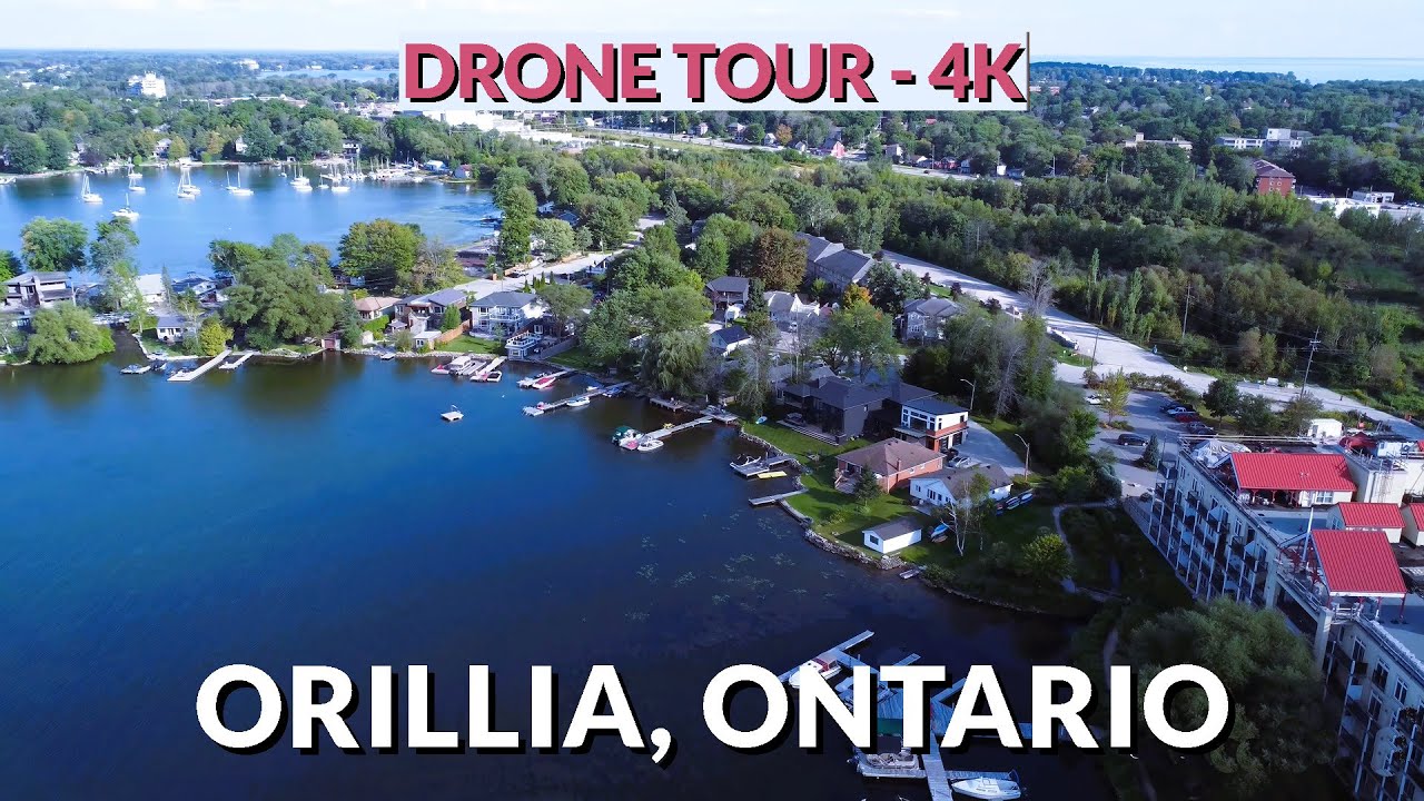 🌟 Orillia, Ontario from Above: Breathtaking Views in 4K! 🚁✨