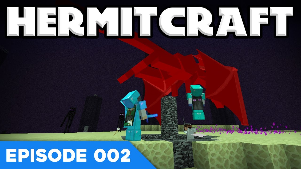 Hermitcraft V 002 | DRAGON FIGHT ALREADY?! | A Minecraft Let's Play