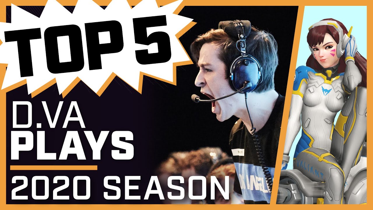 Top 5 D.Va Plays of 2020 — McGravy Puts MASSIVE D.Va Bomb in a Corner
