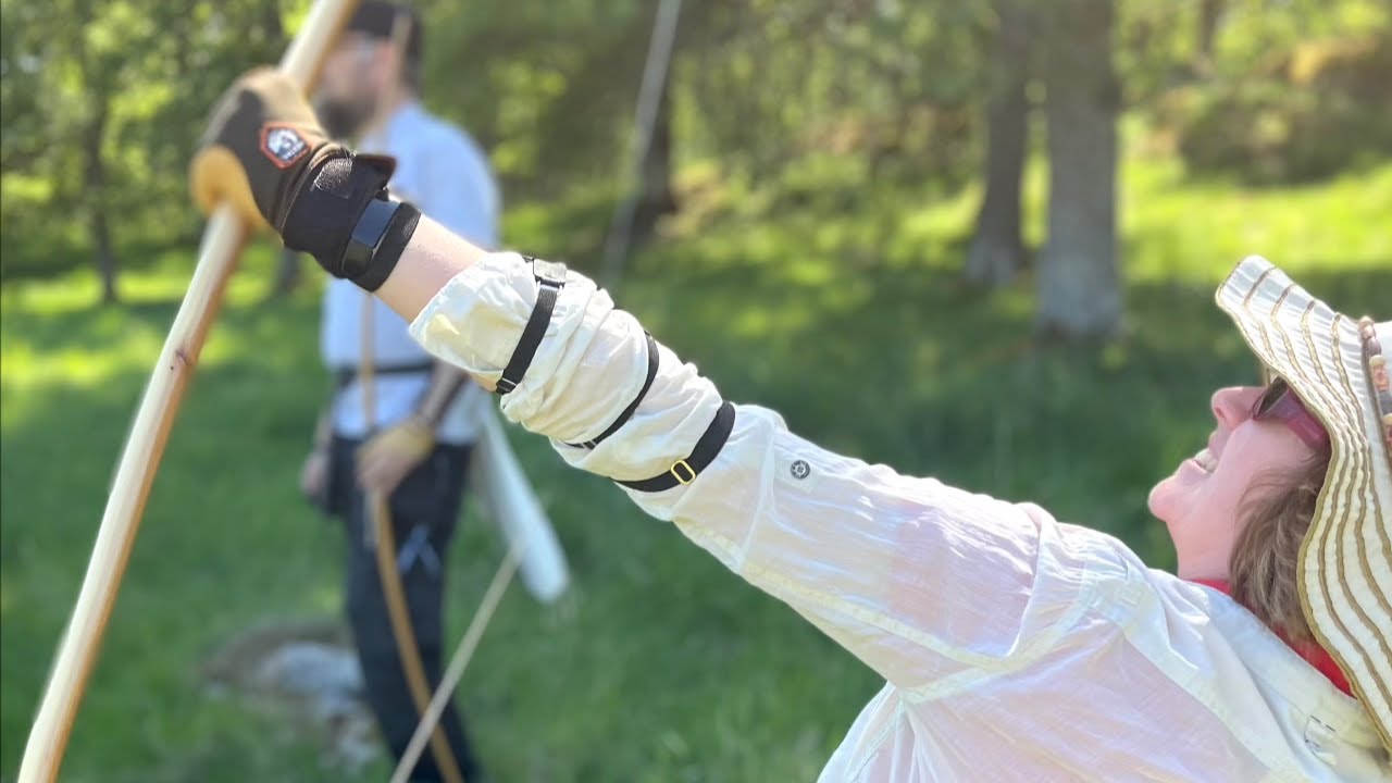 Saint Erik at the Marks 2023 -- English longbow competition in medieval military archery!