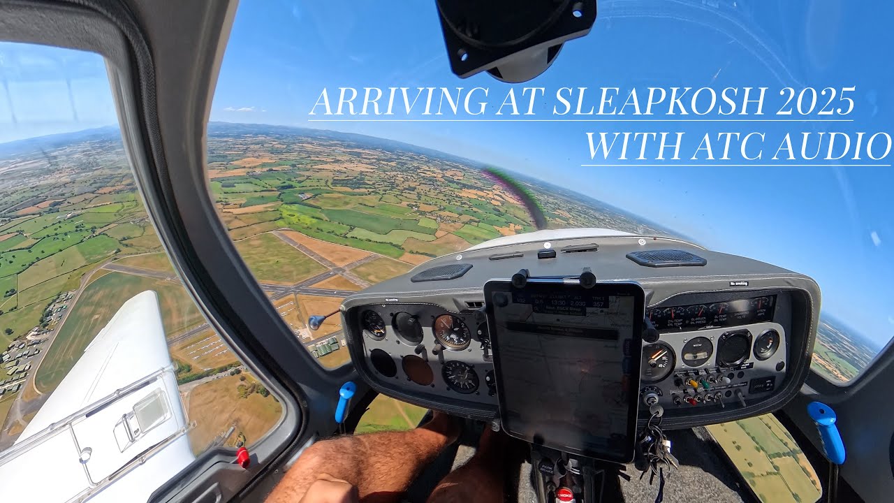 Arriving into Sleapkosh 2025 | Full ATC Audio