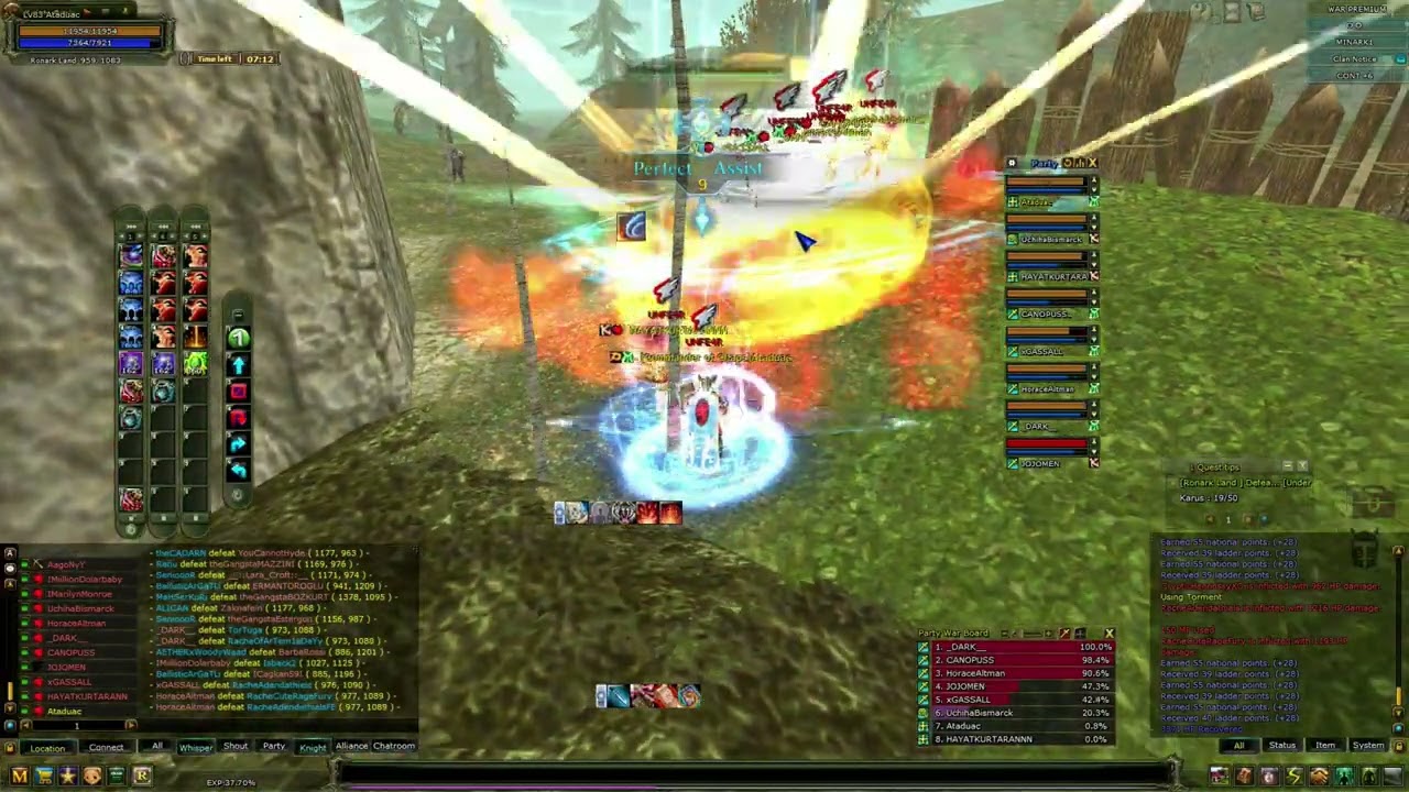 UNFEAR MİNARK SERVER PK MOVİE 3 KNİGHT ONLİNE